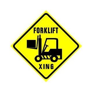 Shop FORKLIFT CROSSING sign * street heavy caution at the  Home Dcor Store. Find the latest styles with the lowest prices from Texsign