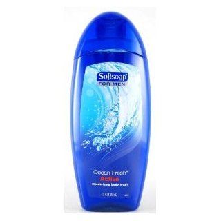 SOFTSOAP For Men OCEAN FRESH ACTIVE Moisturizing Body Wash 12 oz.  Bath And Shower Gels  Beauty