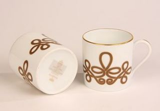 porcelaine coffee cup duo by hennie's deli