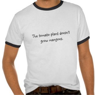 Funny Filipino Proverb T Shirt   Tomato/Mango