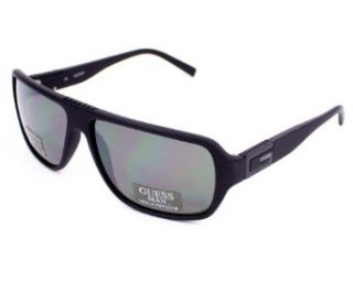 Guess GU 6655 BLK 2F Black 60mm Sunglasses Clothing