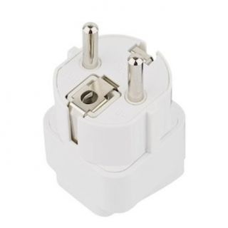 Grounded Adapter Plug US to Europe GUB CE Certified Clothing