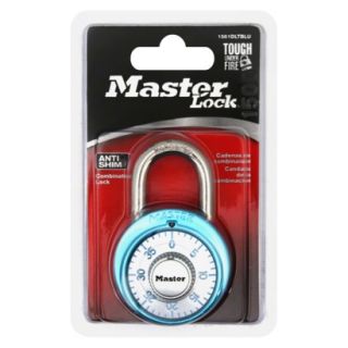 Master Lock Dial Combination Padlock   Light Blue