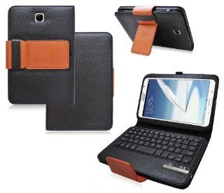 Photonic Bluetooth Keyboard Tablet Stand Leather Case for Samsung Galaxy Note 8.0 N5110 (Black/Brown) Computers & Accessories