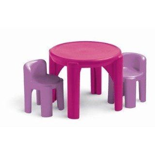 Table & Chairs Set Pink & Lavender   Childrens Tables
