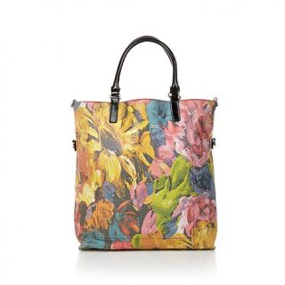 Sharif 5 in 1 Reversible Floral Tote with Cosmetic Bag