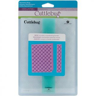 Cuttlebug Emboss Folder/Border Set, 5 x 7in   Geometric Rings