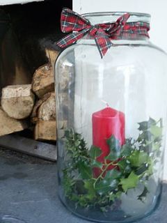 christmas pickling jar lantern by cooper rowe vintage living