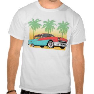 '56 Pontiac Star Chief & Palm Trees T Shirt