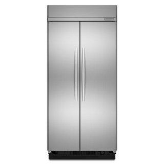 KitchenAid KSSC42FTS 42 Inch Side by Side Refrigerator Appliances