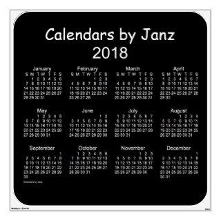 2018 Wall Calendar Decal   Large 48 x 48 Wall Graphic