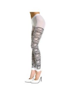Zebra Print Leggings Clothing