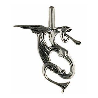 Sterling Silver Dragon Pendant Women's Men's Jewelry Jewelry