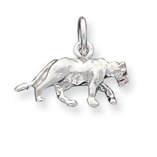 Sterling Silver Panther Charm Pendants Jewelry