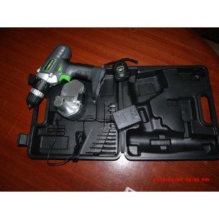 Genesis GCD18BK 18v Cordless Drill/Driver Kit, Grey   Power Pistol Grip Drills  