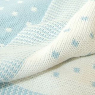 knitted baby blanket by babou
