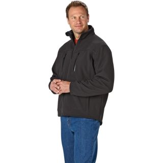 Gravel Gear Water-Resistant Soft Shell Jacket — Black, Large  Jackets