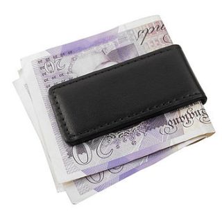 italian leather money clip by simply special gifts