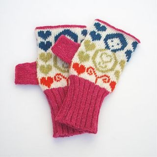 mini dolls knitted hand warmers by clova knits