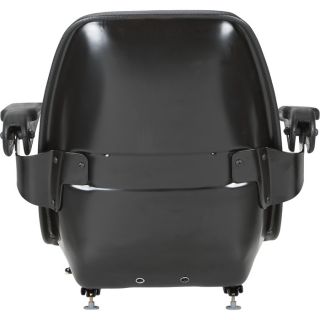 Michigan Seat All-Weather Seat with Armrests — Black, Model# V-930  Construction   Agriculture Seats