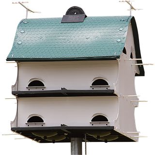 S & K Manufacturing American Barn Birdhouse — 12 Room, Model# AB  Bird Baths   Houses