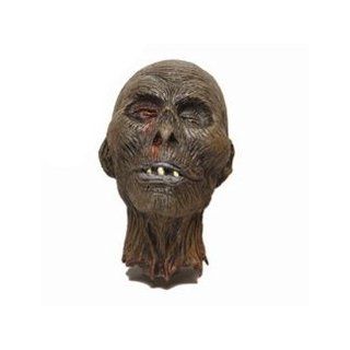 Severed Mummified Zombie Head Life size Foam filled Latex Halloween Decoration Toys & Games