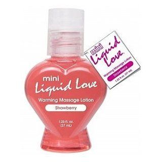 Mini Liquid Love Warming Massage Lotion   Strawberry Health & Personal Care