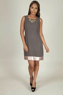 kimberley dress in grey by rise boutique