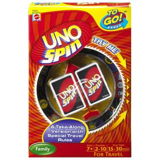 Uno Spin To Go Mattel Travel Games