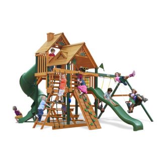 Great Skye I Swing Set with Wood Roof Canopy