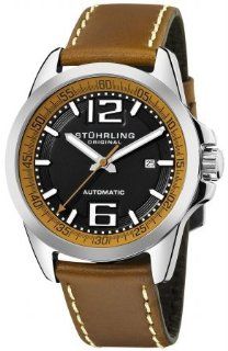 Stuhrling Original Men's 175B.331E59 Concoro Cabriolet Automatic Date Brown Watch Watches