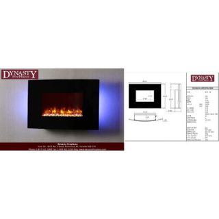 Dynasty LED Wall Mount Electric Fireplace