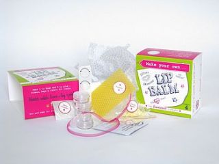 silver shimmer lip balm kit by the homemade company