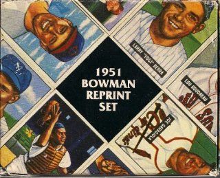 1951 Bowman Baseball Reprint Factory Set 324 Cards Complete Mantle Mays at 's Sports Collectibles Store