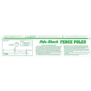 Fi Shock A 30P PVC Fence Poles Kit, 23 Inch   Decking Materials  