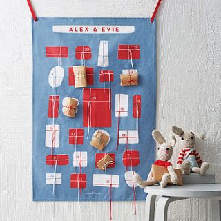 personalised advent calendar by spann & willis