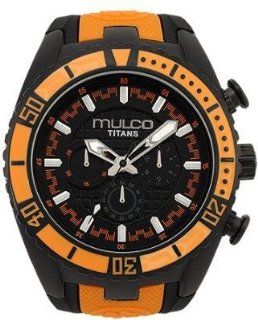 MULCO Unisex MW5 1836 615 Titan Wave Analog Display Japanese Quartz Orange Watch Watches