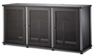 Salamander Designs SB339W/A Synergy Triple Wide A/V Cabinet with Doors and a Center Channel Opening Electronics