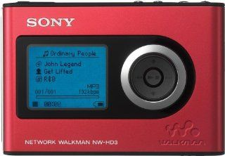 Sony NW HD3 Network Walkman 20 GB Digital Music Player (Red)   Players & Accessories