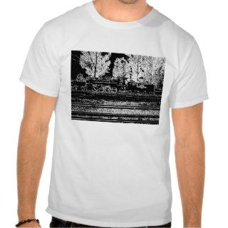 Rail Road Steam Locamotive #49 Edge T shirt