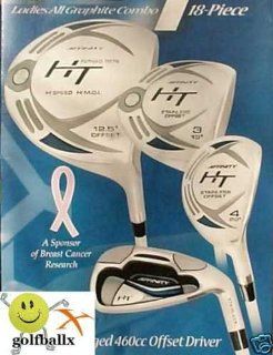 Affinity Ladies HT Edition Full Graphite Golf Club Set wFree Putter Left & Right Hand Petite, Regular or Tall Length; Fast Shipping **Bag Not Included**  Golf Club Complete Sets  Sports & Outdoors
