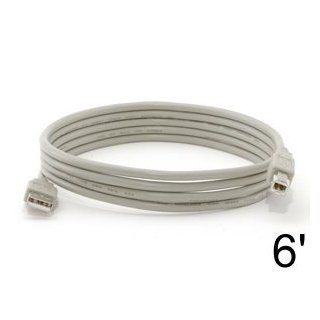 Brand NEW 6ft USB A to B High Speed 2.0 Cable/Cord for HP (Hewlett Packard) OfficeJet Printer 5605 5605z 5610 5610v 5610xi 300 330 350 6110 6110xi d125xi d135 d135xi d145 d155xi k80xi 5110 5110a2l 5110v 5110xi 7110 Computers & Accessories