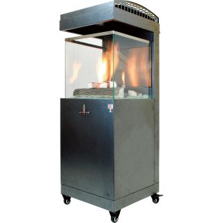 Lava Heat Italia Pandora Y5 Outdoor Heater — 41,000 BTU, Propane, Carbon Gray Finish, Model# 851270003785  Firepits   Patio Heaters