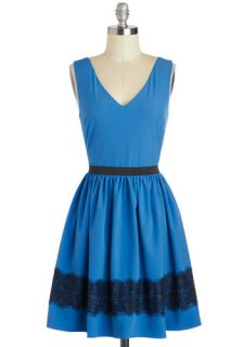 Azure Allure Dress  Mod Retro Vintage Dresses