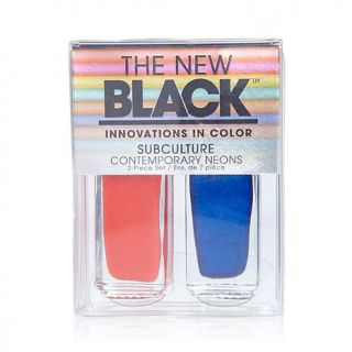The New Black Subculture Contemporary Neons 2 piece Nail Lacquer Set   Bright L