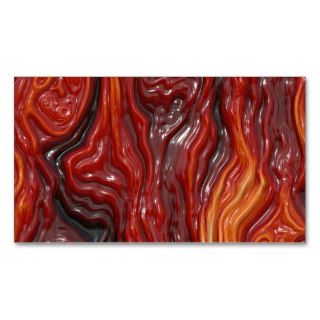 RED JELLY FLUID SLIME ALIEN ORANGES DROOL TEXTURES BUSINESS CARD