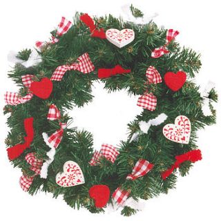 nordic wreath by country heart