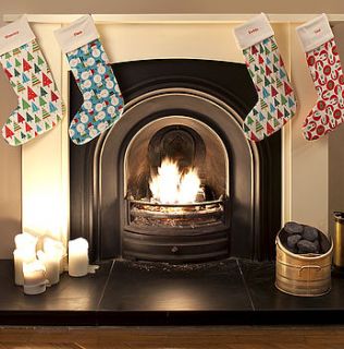classic personalised christmas stocking by lovekeepcreate
