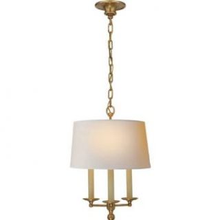 Visual Comfort and Company SL5818BZ NP E.F. Chapman Classic 3 Light Pendants in Bronze With Wax   Ceiling Pendant Fixtures  