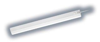 Westek FA336HB 36 Inch Plug In 25 Watt Fluorescent Under Cabinet Light with Outlet, White   Under Counter Lighting Strips  